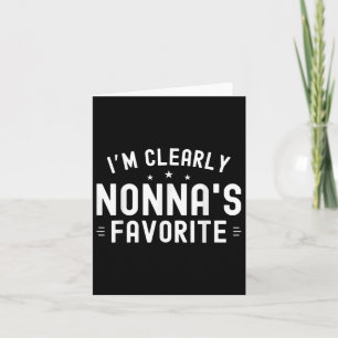 Ik Ben Clearly Nonnas Favoriete Oma Kleinkinderen Kaart