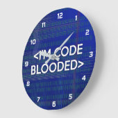 IK BEN CODEBLOODED GROTE KLOK (Hoek)