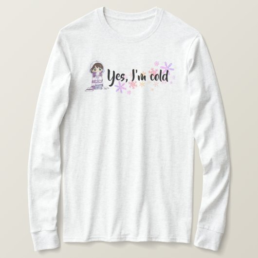 Ik ben Cold shirt (Design voorkant)