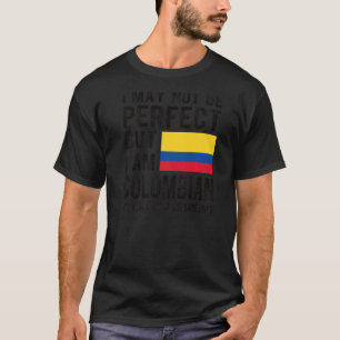 Ik ben Colombiaanse vlag Colombia Heritage Colombi T-shirt