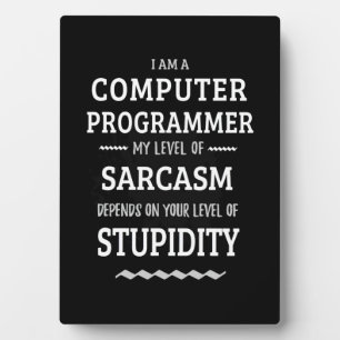 Ik ben computerprogrammeur fotoplaat