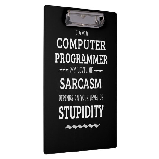 Ik ben computerprogrammeur klembord (Rechts)