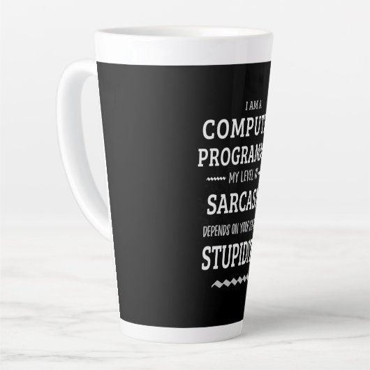Ik ben computerprogrammeur latte mok (Linkerhoek)