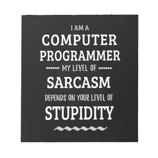 Ik ben computerprogrammeur notitieblok (Voorkant)