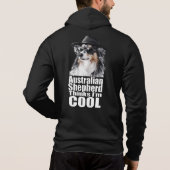 Ik ben Cool Australian Shepherd Hoodie (Achterkant)