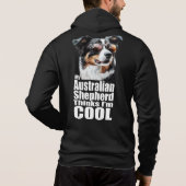 Ik ben Cool Australian Shepherd Hoodie (Achterkant)