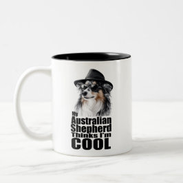 Ik ben Cool Australian Shepherd Tweekleurige Koffiemok