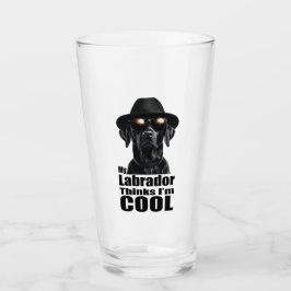 Ik ben Cool Black Lab Glas