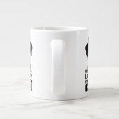 Ik ben Cool Black Lab Grote Koffiekop (Achterkant)