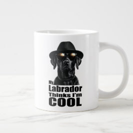 Ik ben Cool Black Lab Grote Koffiekop