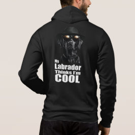 Ik ben Cool Black Lab Hoodie