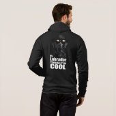 Ik ben Cool Black Lab Hoodie (Achterkant volledig)