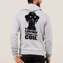Ik ben Cool Black Lab Hoodie