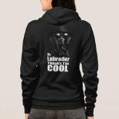 Ik ben Cool Black Lab Hoodie (Achterkant)