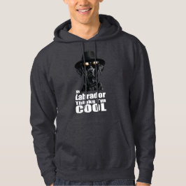 Ik ben Cool Black Lab Hoodie