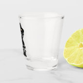 Ik ben Cool Black Lab Shot Glas (Rechts)