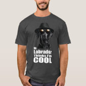 Ik ben Cool Black Lab T-shirt (Voorkant)