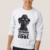 Ik ben Cool Black Lab Trui (Voorkant)