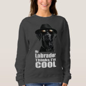 Ik ben Cool Black Lab Trui (Voorkant)