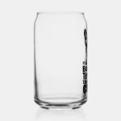 Ik ben Cool Boston Terrier Blikvorm Glas (Rechts)