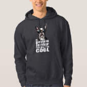 Ik ben Cool Boston Terrier Hoodie (Voorkant)