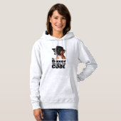 Ik ben Cool Boxer Dog Hoodie (Voorkant volledig)