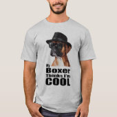 Ik ben Cool Boxer Dog T-shirt (Voorkant)
