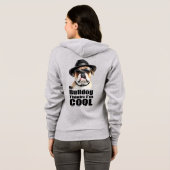 Ik ben Cool Bulldog Hoodie (Achterkant volledig)