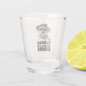 Ik ben Cool Bulldog Shot Glas (Achterkant)