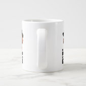 Ik ben Cool Teckel Grote Koffiekop (Achterkant)
