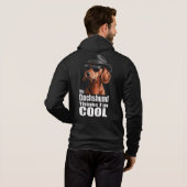 Ik ben Cool Teckel Hoodie (Achterkant volledig)