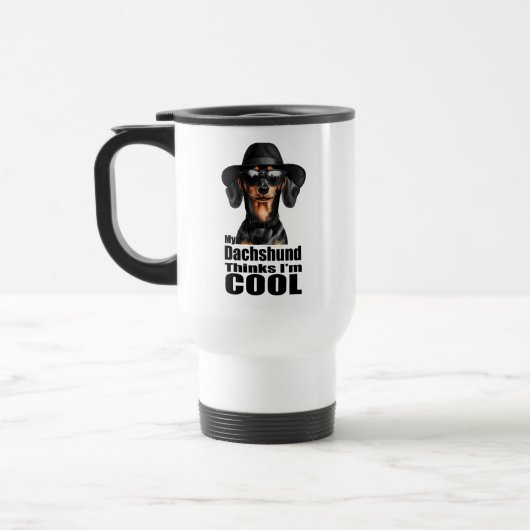 Ik ben Cool Teckel Reisbeker (Links)