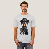 Ik ben Cool Teckel T-shirt (Voorkant volledig)