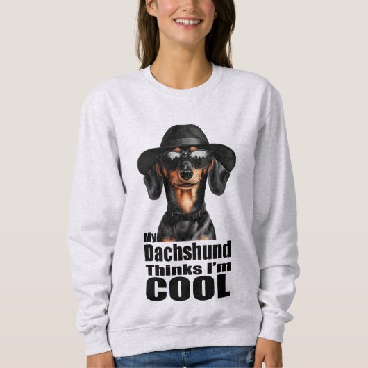Ik ben Cool Teckel Trui (Voorkant)