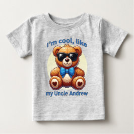 Ik ben Cool Teddy Bear met Blue Bow 