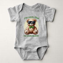 Ik ben Cool Teddy Bear met Green Bow 