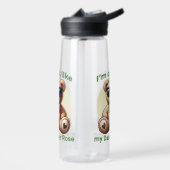 Ik ben Cool Teddy Bear met Green Bow Waterfles (Links)