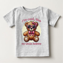 Ik ben Cool Teddy Bear met Pink Bow 