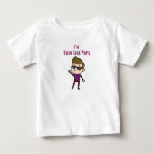 Ik ben cool zoals pops t-shirt (Voorkant)