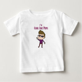 Ik ben cool zoals pops t-shirt
