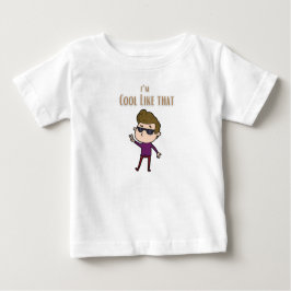 Ik ben cool zoals pops t-shirt