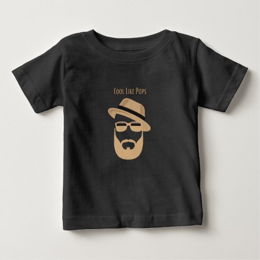 Ik ben cool zoals pops t-shirt (Voorkant)