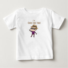 Ik ben cool zoals pops t-shirt