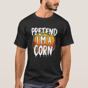 Ik ben Corn, laatste minuut halloween kostuum. T-shirt