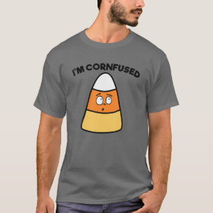 Ik ben Cornfused Candy Corn Cute Kawaii Kinder Vol T-shirt