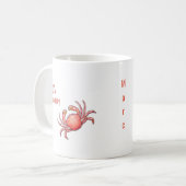Ik ben Crabby met Name Crustacean Koffiemok (Voorkant links)