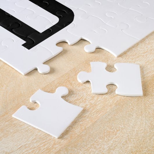 IK BEN CRAZY! AI! BA Geschreven in Thai Script Legpuzzel (Zijkant)