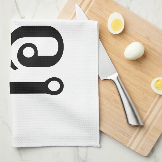 IK BEN CRAZY! AI! BA Geschreven in Thai Script Theedoek (Quarter Fold)