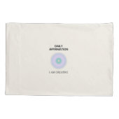 Ik ben creatieve dagelijkse bevestiging positief kussensloop (Achterkant)