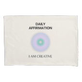 Ik ben creatieve dagelijkse bevestiging positief kussensloop (Voorkant)